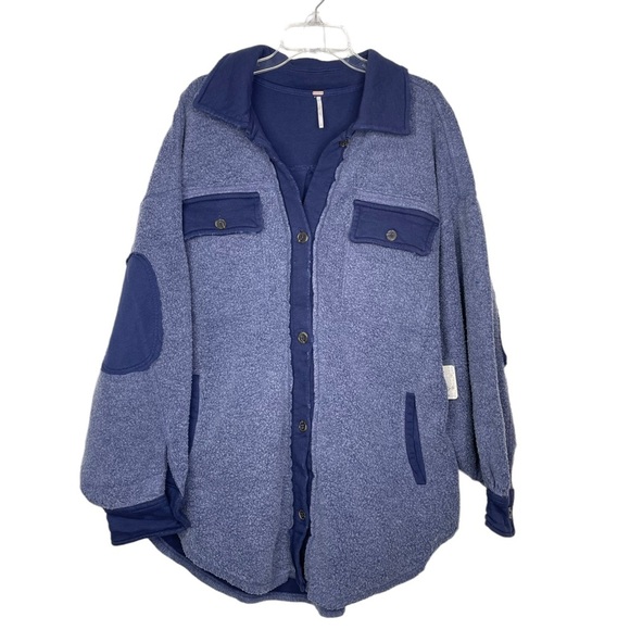 Free People Ruby Jacket in Indigo, Large - Picture 2 of 12